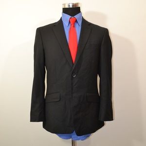 Kenneth Cole 38S Sport Coat Blazer Suit Jacket Bla